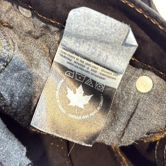 Second Yoga Black Skinny Jeans  Size 27 - Picture 8 of 9